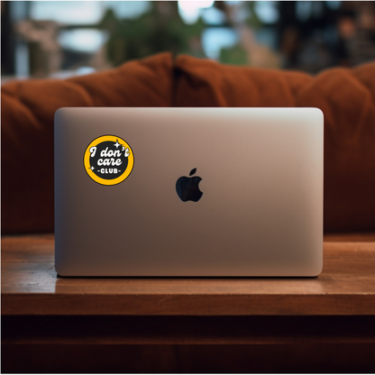 I Don’t Care Club Sticker